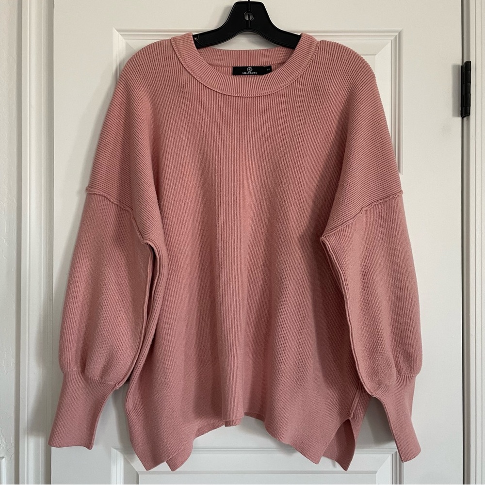 Lillusory Pink Women's Oversized Knit Sweater